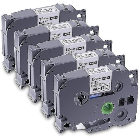 5-pakkaus tarranauhaa Brother Tze-231 -231 laminoitu P-press tarranauha, mallille Pt D