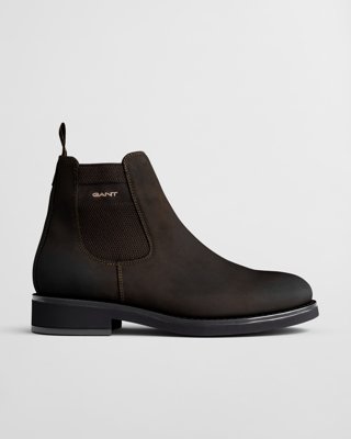 GANT - Prepdale chelsea boots i skinn til herre til herre rich brown