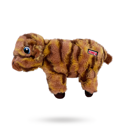 KONG - Kong Low Stuff Stripes Cow - Hundleksaker