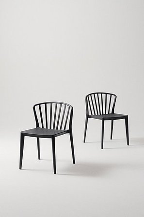 Jotex - Havestol 2-pak Sort mat sort - VÄBY - Køb Spisebordsstole & køkkenstole hos Jotex