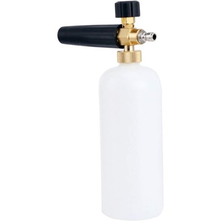 1 litran lumivaahtopistoolipullo, autonpesuvaahto 1/4" pikaliittimellä