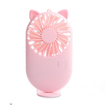 Håndholdt Mini USB-vifte, Lommevifte med Stativ, 3-trinns Justerbar Design for Barn Jenter Kvinner Menn Innendørs Utendørs Reise rosa