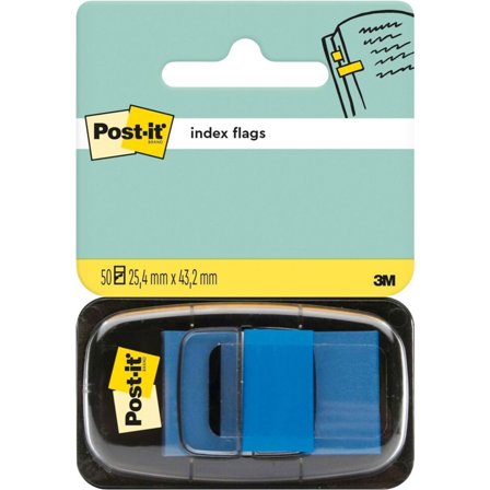 3M Post-it Indextabs 25,4 x 43,2 mm Blauw