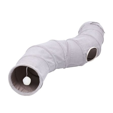 Tunnel for katter og hunder i form av en donut