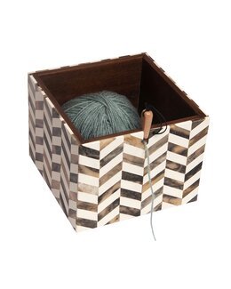 Firkantet garnskål KnitPro