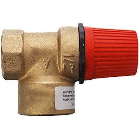 Sikkerhedsventil 1/2'' 3,0 bar