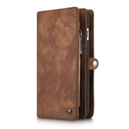 CaseMe plånboksfodral med magnetskal, iPhone 6/6S Plus, brun brun