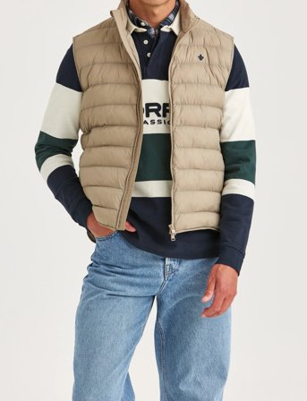 Morris Norfolk Liner Vest - Beige - XXL