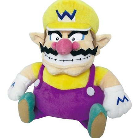 Super Mario All Star Collection 1421 Wario Plysj, 25 cm, Flerfarget