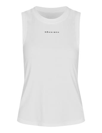 Elmira Pocket Tank Top White Röhnisch