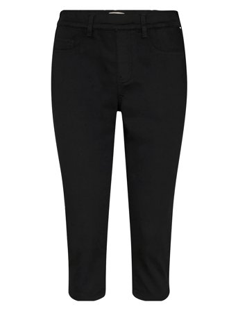 Sc-Nadira Trousers Capri Trousers Svart Soyaconcept*Betinget Tilbud