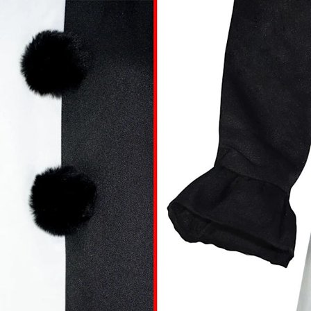 CGMGTSN Voksne Terrifier 2 Art the Clown Cosplay Kostyme Jumpsuit Hat Outfits Halloween Karneval Dress V