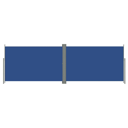 Vidaxl Infällbar Sidomarkis 200x600 Cm Blå Blå