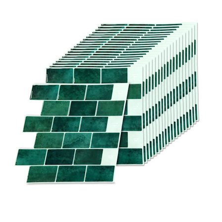 Selvklæbende 3D-vægfliser, 30x30 cm, nem montering