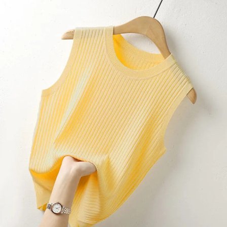 O-pääntiepusero Hihaton pusero KELTAINEN