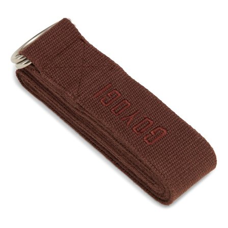 GOYOGI Organic Cotton Yoga Strap Dark Brown, Sport & Velvære, Yogaudstyr, Yogamåtter