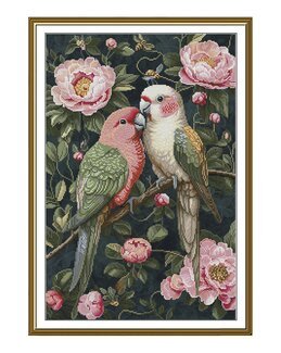 Stickpackung Bild Grüne Feder