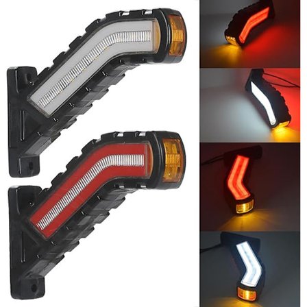 st LED-sidemarkeringslys, 12/24V Universal LED-sidemarkeringslys Surroun{hw}