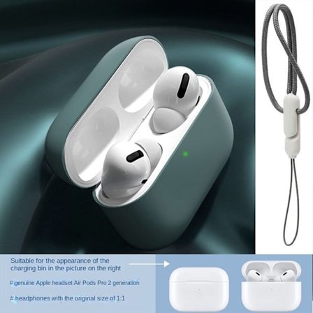 Lanyard för airpodspro3 silikon mjukt hörlursfodral