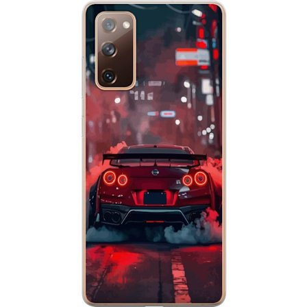 Kompatibelt Mobildeksel til Samsung Galaxy S20 FE Sportsbil Rød Drift Racing Tuning