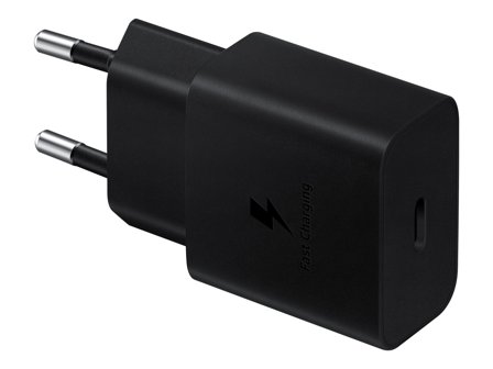 Samsung 15W Strømadapter m/kabel - Svart