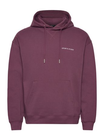 Lyle & Scott | Script Brushback Pullover Hoodie | XS