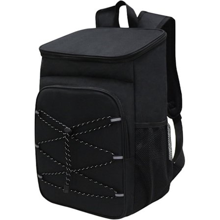 Liten kylryggsäck för camping, isolerad lunchryggsäck, läckagesäker kylväska för resor, termisk väska med stor kapacitet