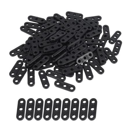 100-pack Fästelement Tält Snodd Glidlina Låsanordning Utomhuscamping Plast Vindrep Spänne Utomhustält Rep Spänne