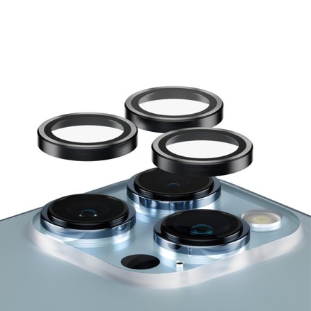 PanzerGlass Hoops Black Camera Lens Protector for iPhone 13 Pro | 13 Pro Max