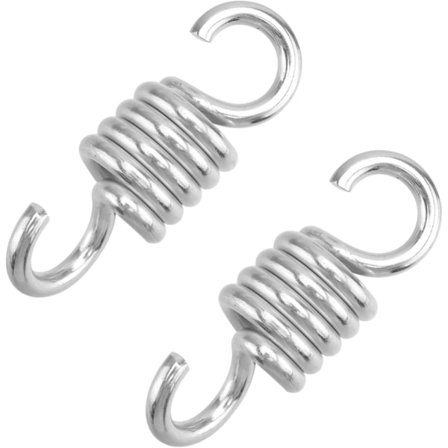 2 stk. Hængende Kurv Krog Udendørs Gyngestol Udendørs Suspension Spiralfjeder Hængekøje Fjeder Tung Pose Hængekøje Fjeder Sæt Fjeder Sving