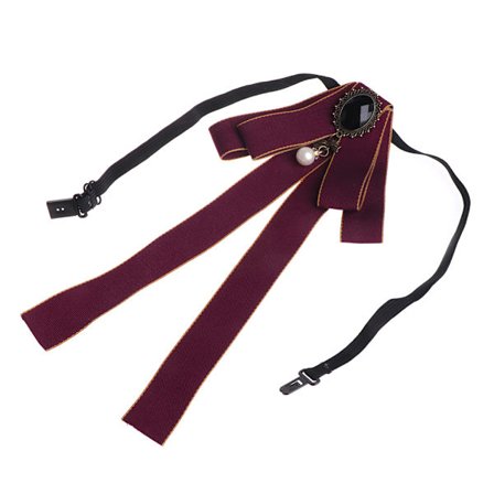 Modeband fluga Bröllop Enfärgade flugor Justerbara flugor för kvinnor