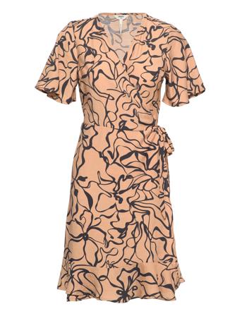 Objtiana Ss Wrap Dress A Ss Fair 22 Dresses Wrap Dresses Multi/mønstret Object