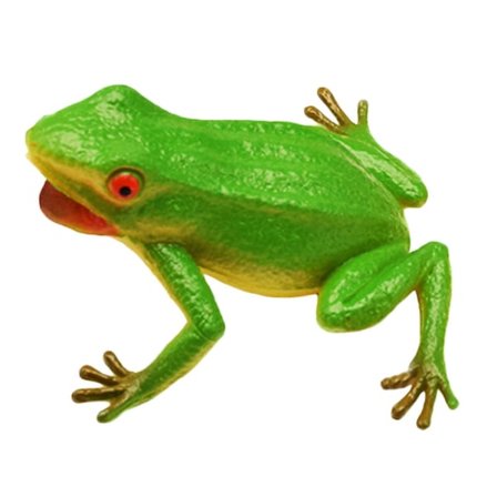 Realistisk Frosk med Livaktig Lyd, Klem Vannspray Interaktiv Livlig Morsom Simulering Frosk Dyremodell Grønn