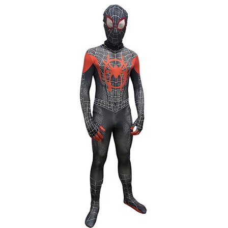 Mub- Halloween Cosplay Kostume Nyeste Fancy Spider Man Spiderman Kostume Fancy Jumpsuit Voksen Og Børn Rød Sort Cosplay Tøj