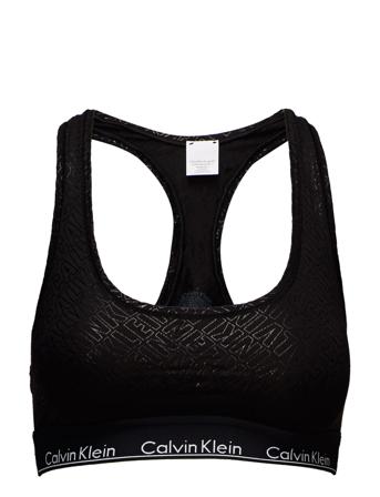Bralette Lingerie Bras & Tops Soft Bras Tank Top Bras Musta Calvin Klein