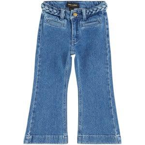 Mini Rodini Frisco Flared Jeans Blue 116/122 cm - Bottoms - 116/122 cm - Blue