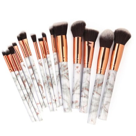 Set om 15st Professionella Kosmetiska Borstar