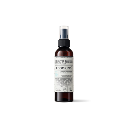 Ecooking Saltvand Til Håret 150ml med Naturligt Havsalt, Økologisk Romerkamille, og Provitamin B5 for Bølget Look