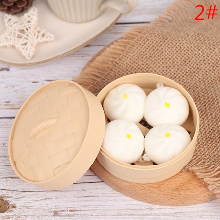 1Sett dampet fylt bolle Antistress Slow Rebound Spoof Toy