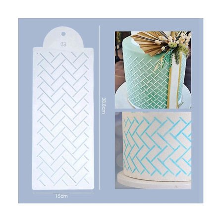 6 kpl Fondant-kakkuverkko-stencilit, relief-kakkustencilit, koristeluvälineet, suihkumuotit suklaalle