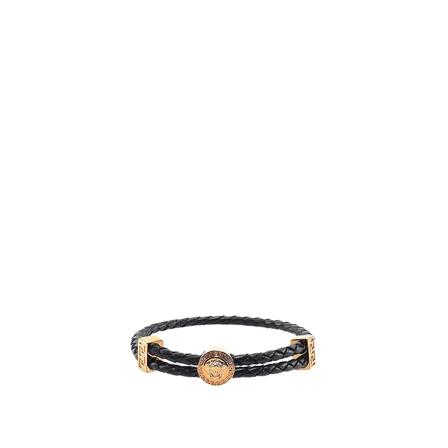Versace, Bracelets Czarny, Mężczyzna, Rozmiar: L
