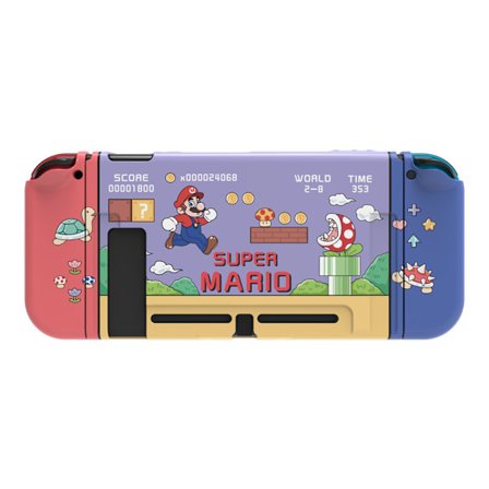 Dokkbar beskyttende deksel for Nintendo Switch, søt myk TPU slank deksel for NS-konsoll og Joy-Con-kontrollere