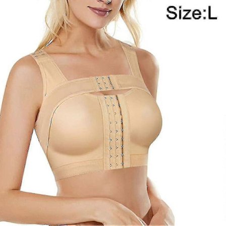 Stängnings-BH efter operation för hållningskorrigering, kompressionsformkläder med stödjande band