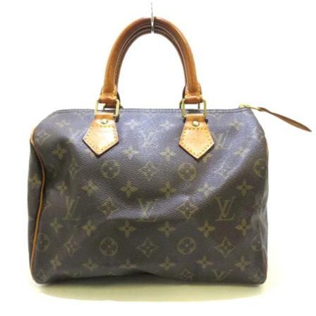 Louis Vuitton Vintage, Pre-owned Speedy 25 Monogram Handbag Bruin, Dames, Maat:ONE Size