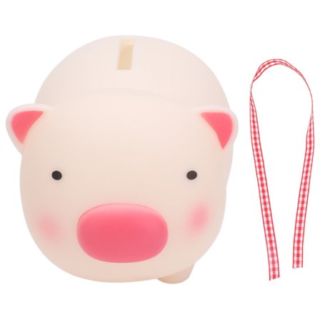 Sparebøsse Safe Giftfri Material Robust Holdbar Nydelig Utseende Myntbank for Gutter Jenter BarnGris