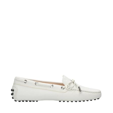 Tod's, Loafers Wit, Dames, Maat:38 1/2 EU,voering
