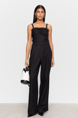 CAMILLA PIHL - Ava Trouser Linen - Black Size38