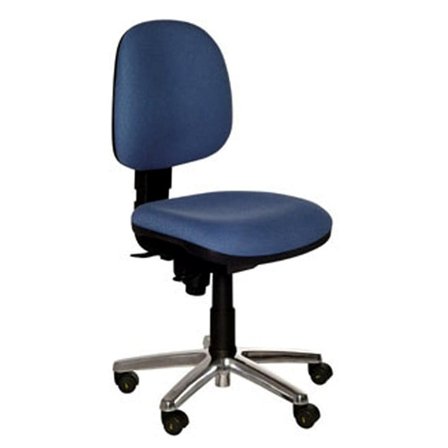 ESD Stol, blå, höjd 430-570 mm