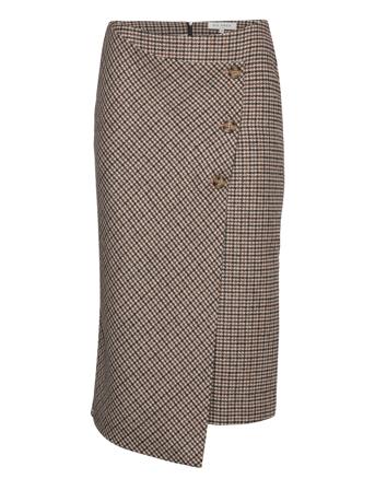 Nanu Knælang Nederdel Multi/mønstret Six Ames