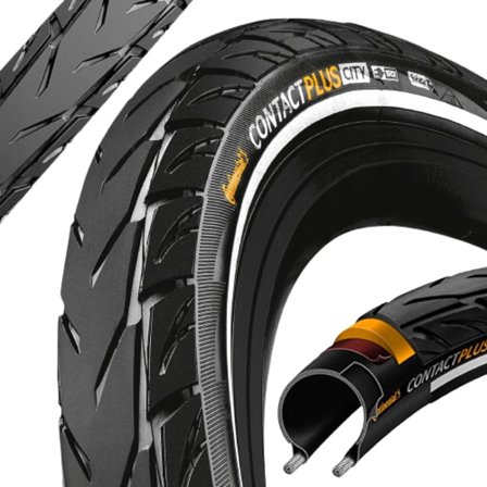 Continental Contact Däck 27,5 x 2,20 för Elcyklar - Maxhastighet 50 km/h